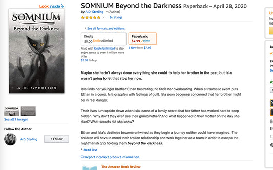 Self-Publishing: Setting up an Amazon Paperback