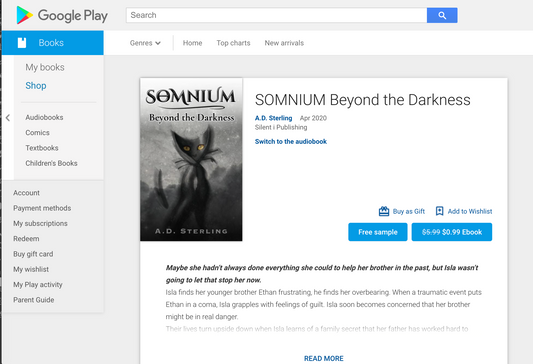 Self-Publishing: Setting up a Google Play eBook