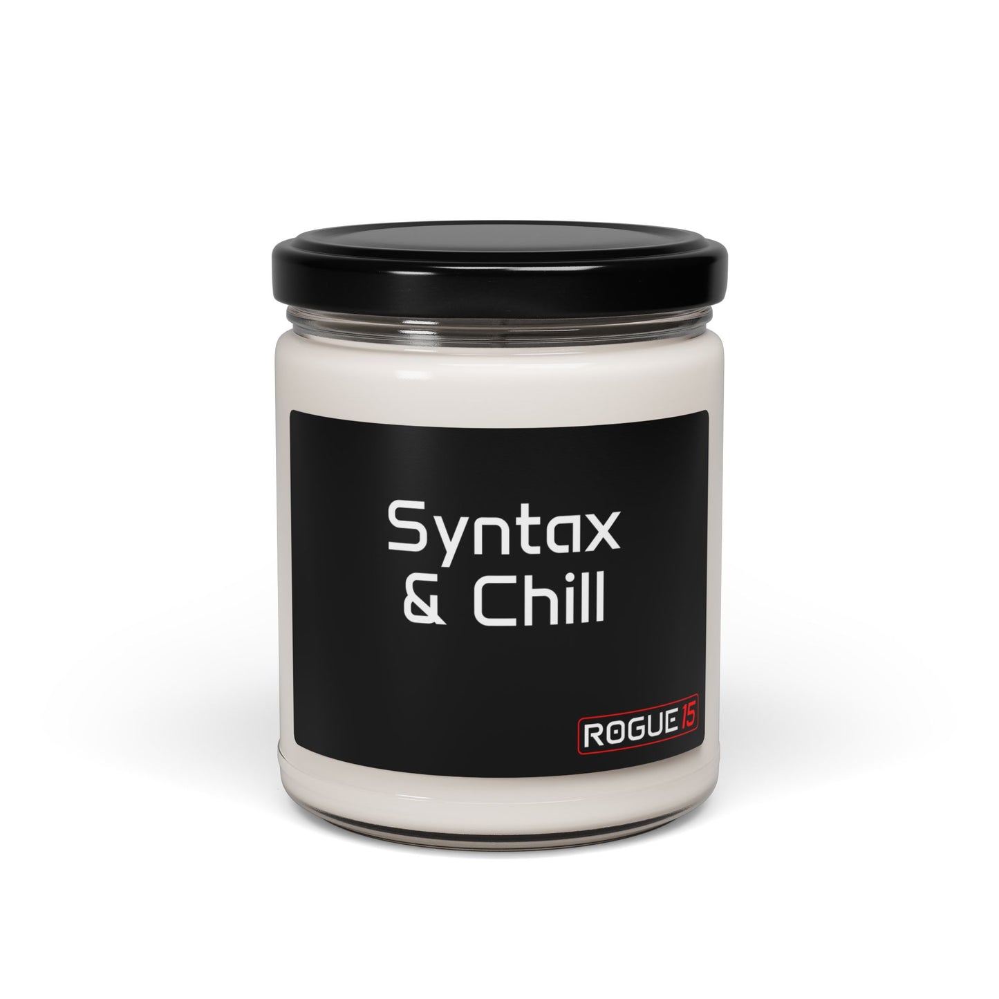 Rogue 15 "Syntax & Chill" Soy Candle (Cinnamon & Vanilla), 9oz