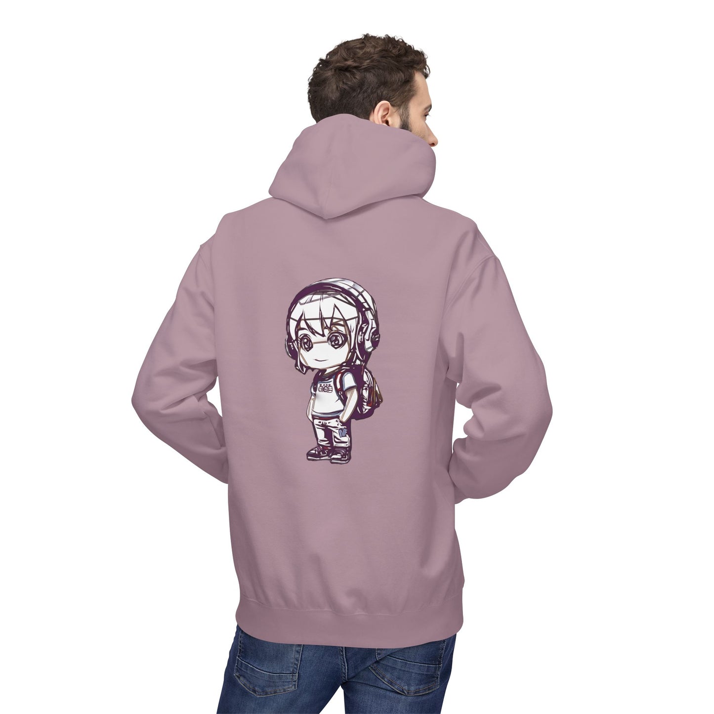 Near Tao Chibi DJ Unisex Fleece Hoodie