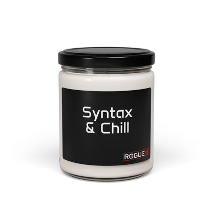 Rogue 15 "Syntax & Chill" Soy Candle (Cinnamon & Vanilla), 9oz