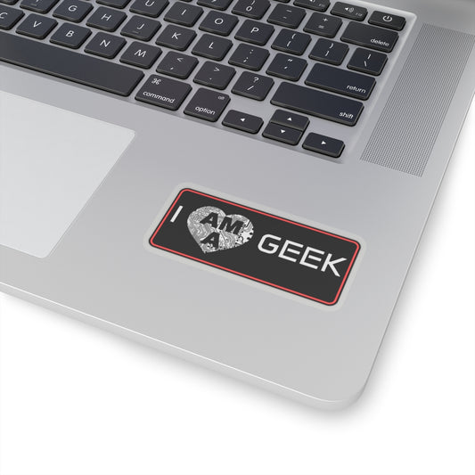 Rogue 15 I Am a Geek Sticker