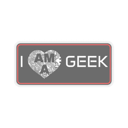 Rogue 15 I Am a Geek Sticker
