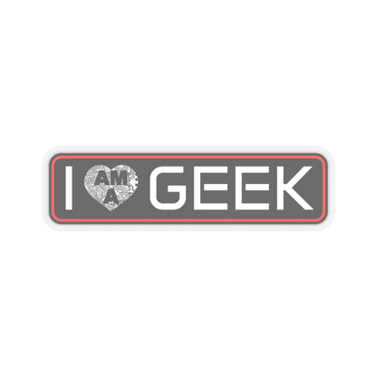 Rogue 15 I Am a Geek Sticker