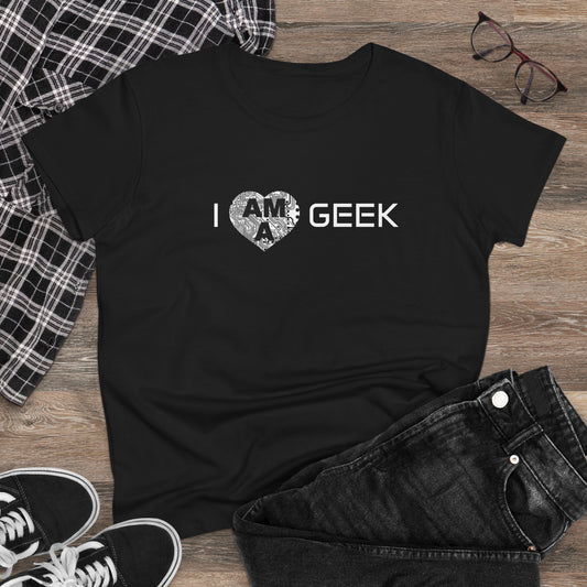 Rogue 15 I Am A Geek Women's T-Shirt