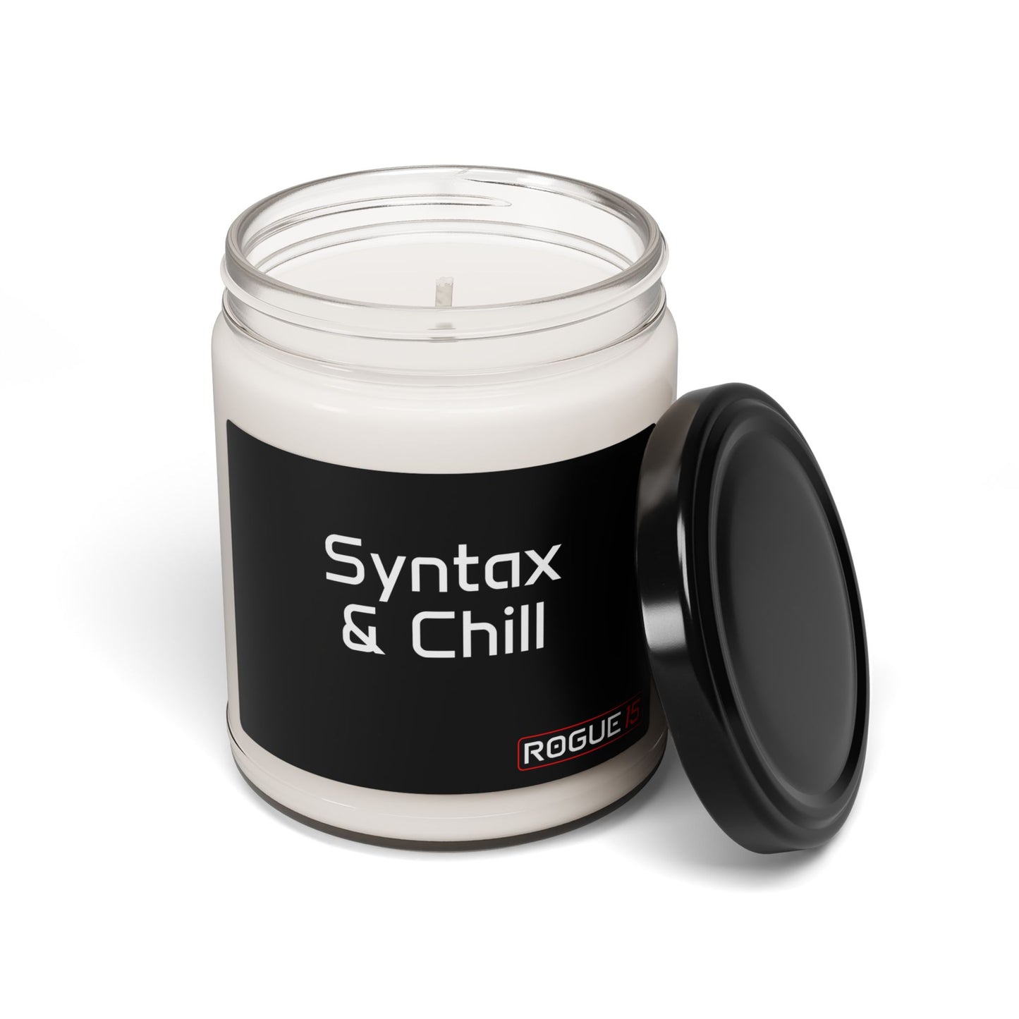 Rogue 15 "Syntax & Chill" Soy Candle (Cinnamon & Vanilla), 9oz