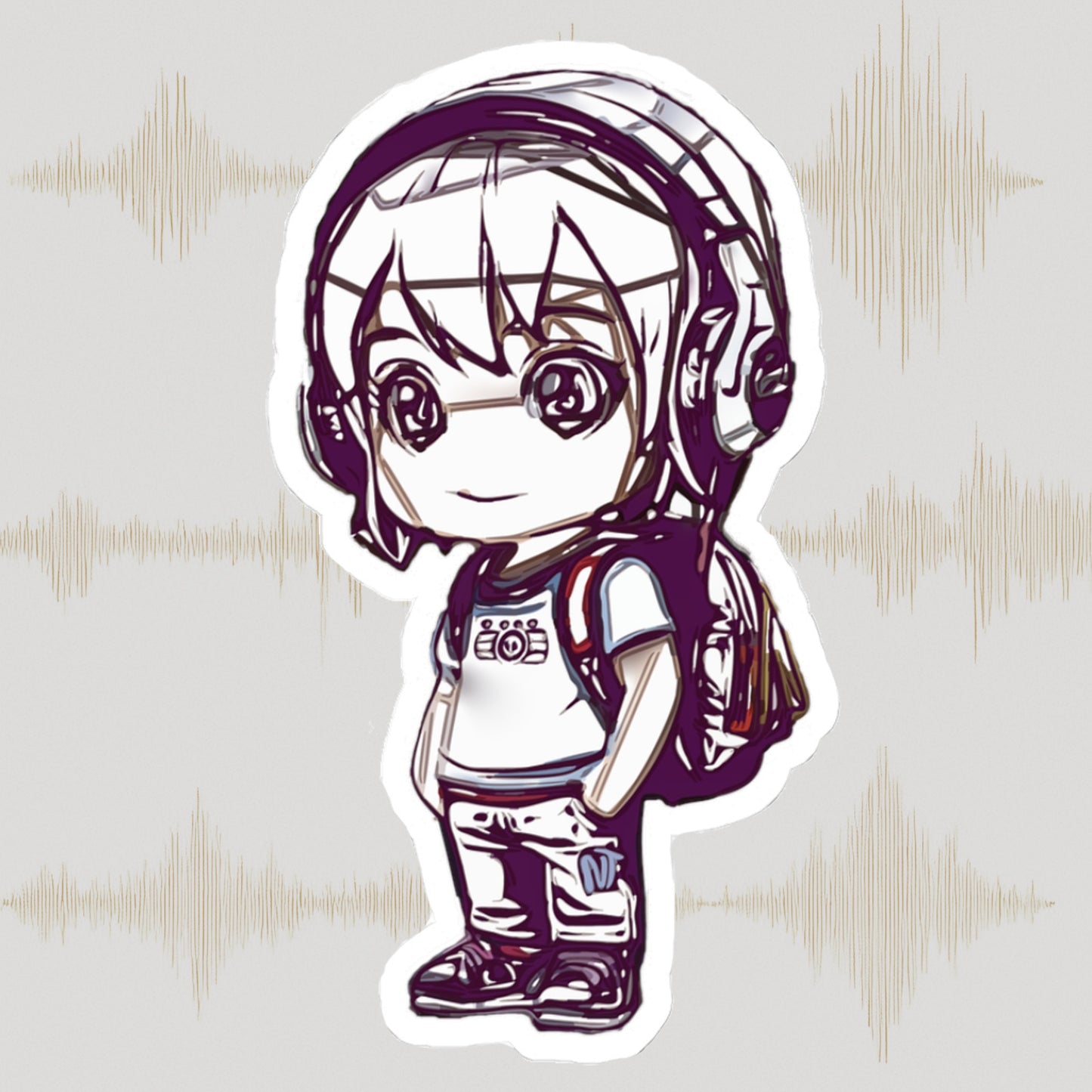 Near Tao Chibi DJ Sticker