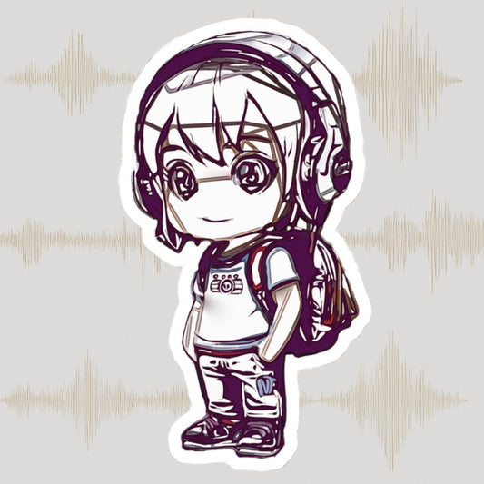 Near Tao Chibi DJ Sticker