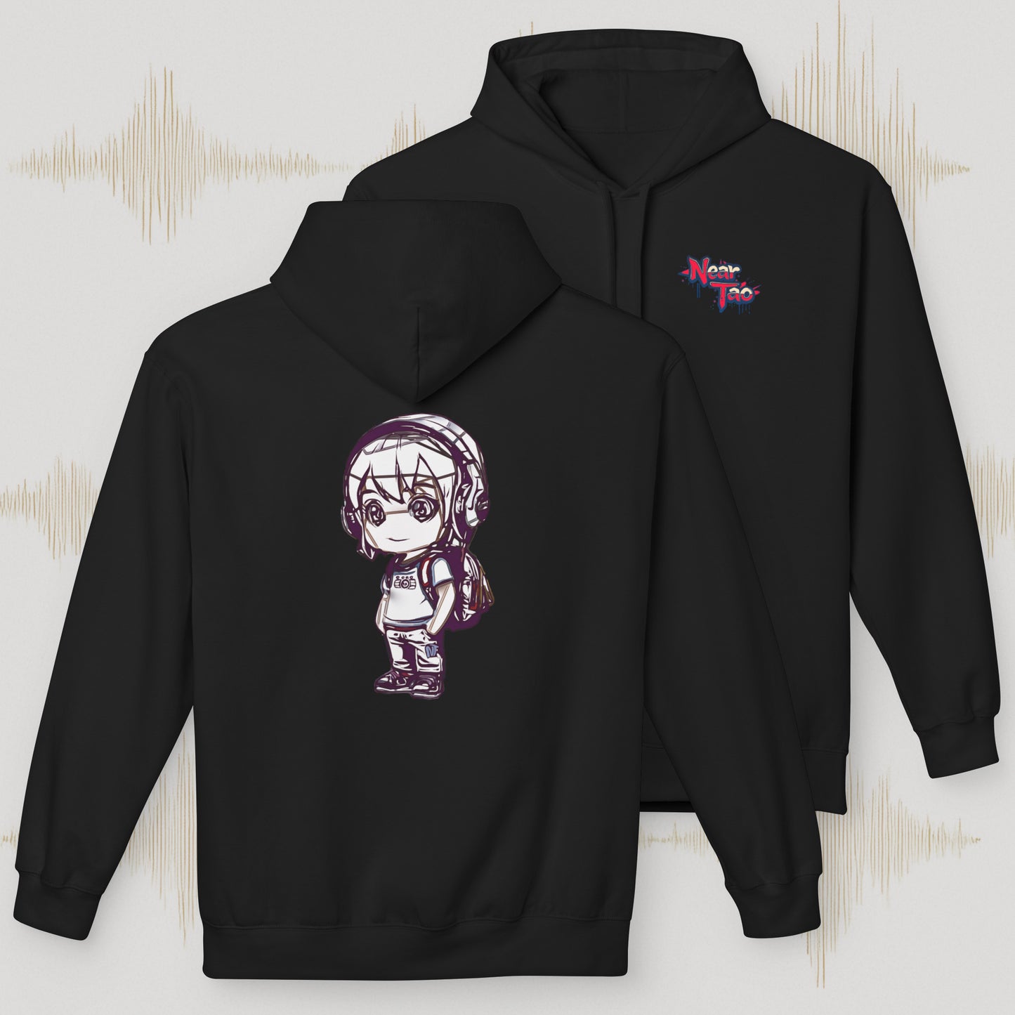 Near Tao Chibi DJ Unisex Fleece Hoodie