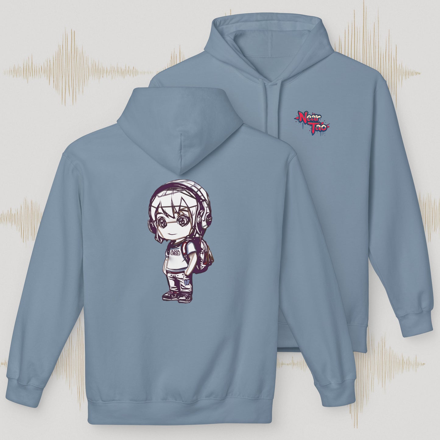 Near Tao Chibi DJ Unisex Fleece Hoodie