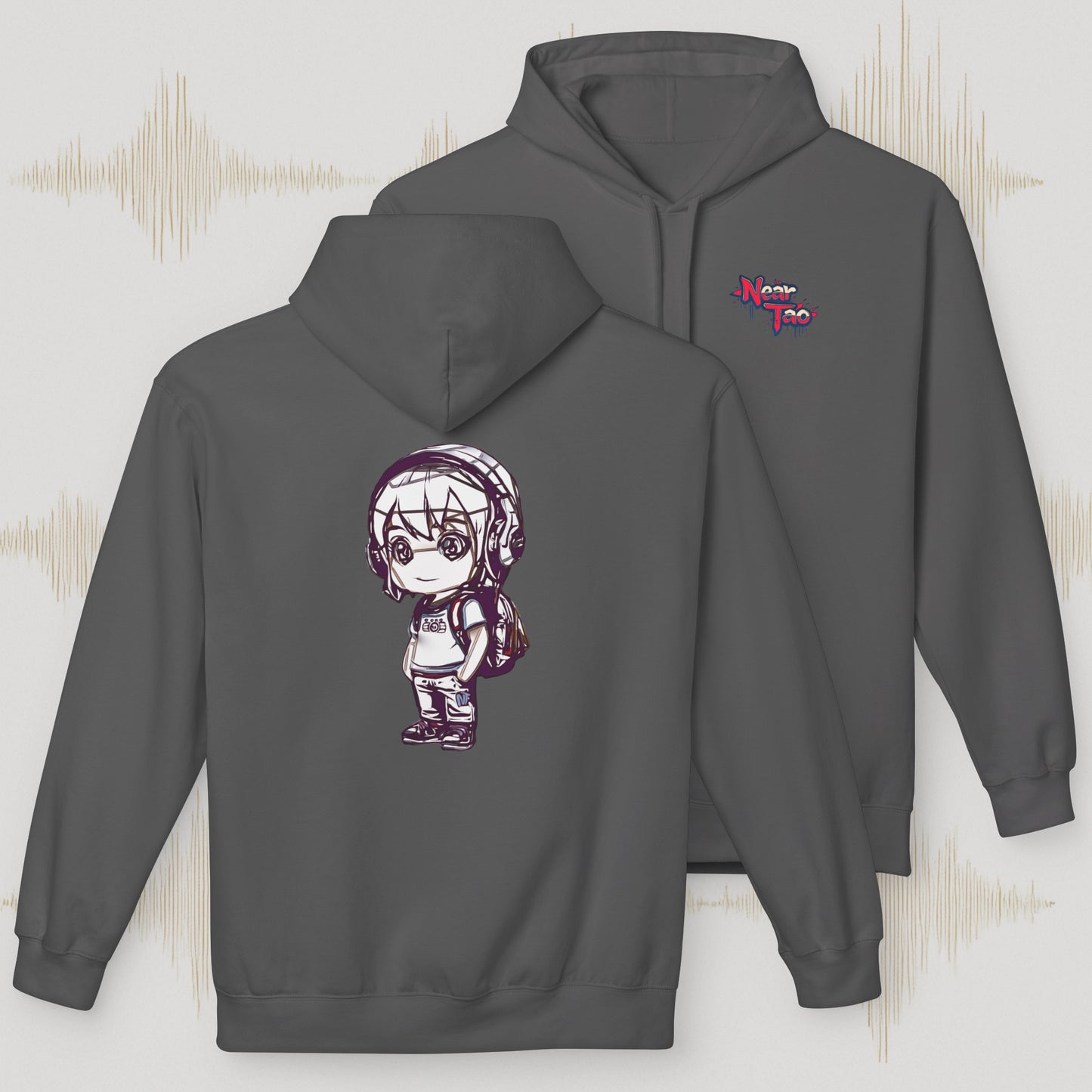Near Tao Chibi DJ Unisex Fleece Hoodie