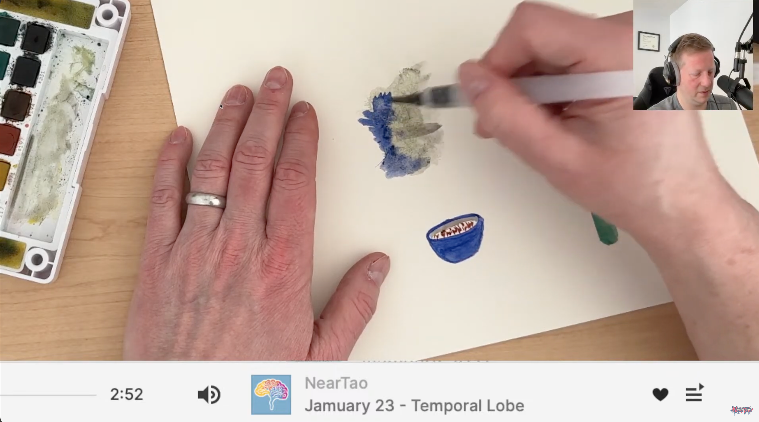 Load video: Greg Sterling painting Angria book 2